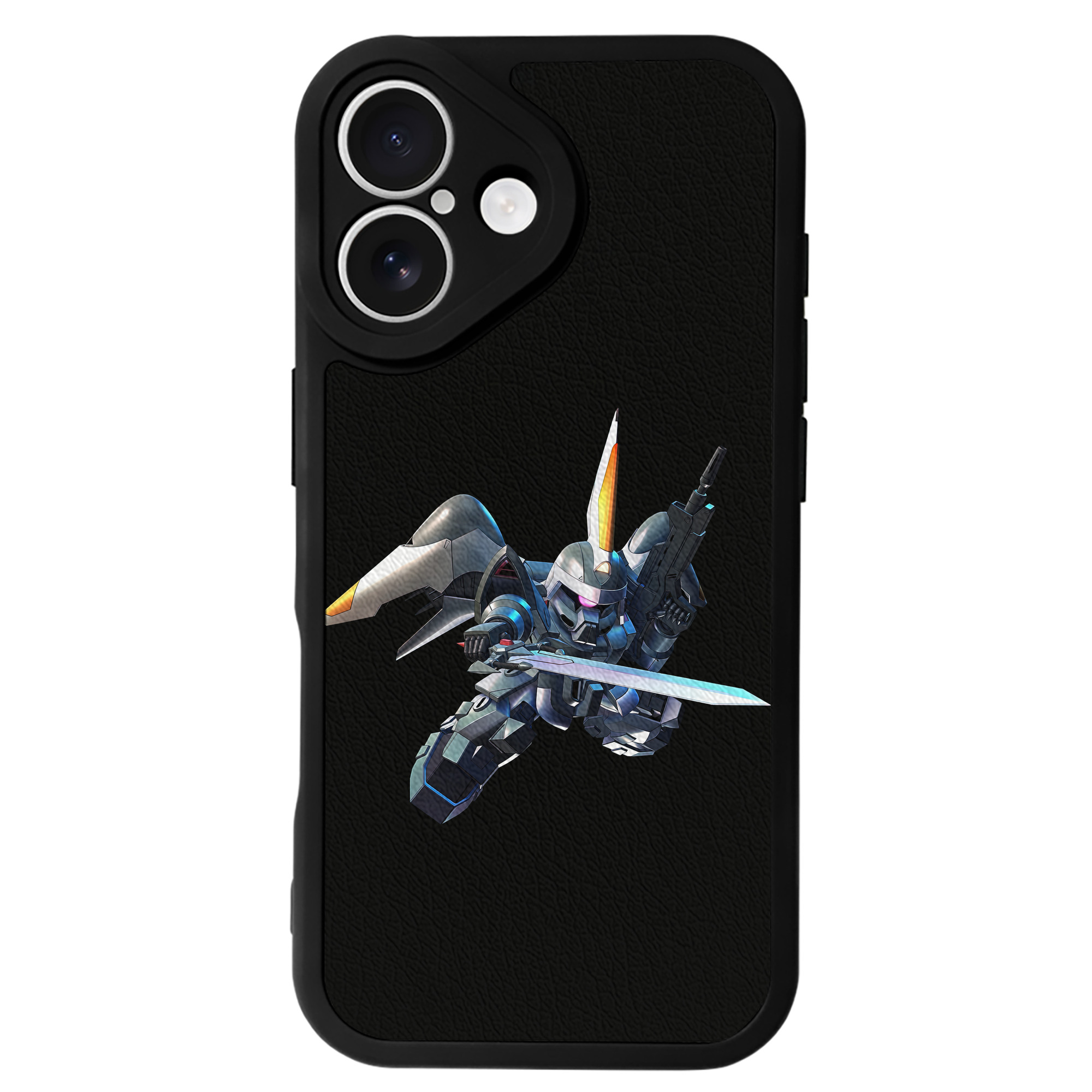 （画像用） 機動戦士ガンダム Mobile Suit Gundam 【iPhone 16シリーズ対応】シリコンスマホケース（レザー調） 材質：シリコン